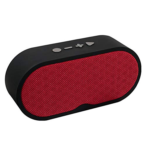 Preisvergleich Produktbild YFQH Drahtloser Bluetooth-Lautsprecher - Freisprecheinrichtung Lautsprecher Drahtlose Karte Radio Bluetooth-Lautsprecher,Red