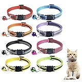 La correa reflectante hecha de material de nylon suave de alta calidad ofrece seguridad adicional. Materiales ligeros ideales para gatos.