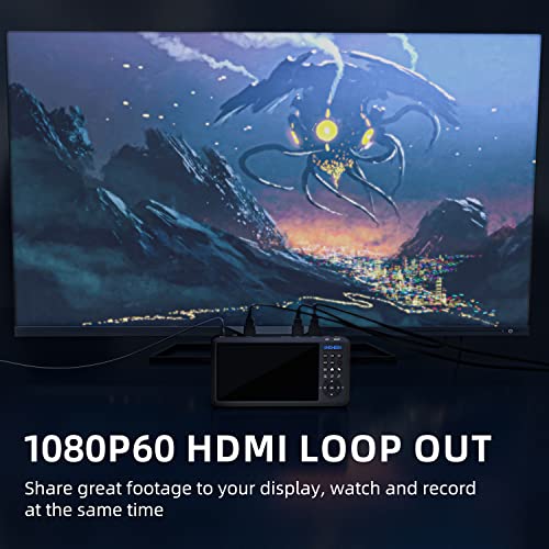 Unisheen UR500 Hd Video Capture Box 2 Channel Hdmi Picture-In-Picture Video Recorder With Screen 7 Inches Mp4 Support Sd Card U Disk Storage 1080P 60 Fps Have Usb2.0 Cable Remote Control thumb #1
