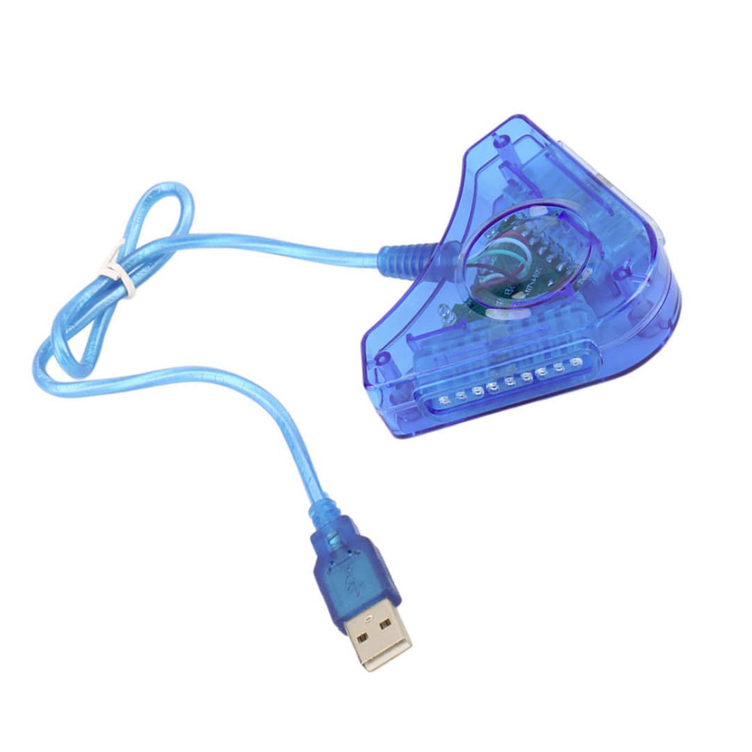 Adaptador de Controlador USB Tieline, Puerto Dual para Controladores PSX PS2 a teclados divisores de ratón convertidor de PC