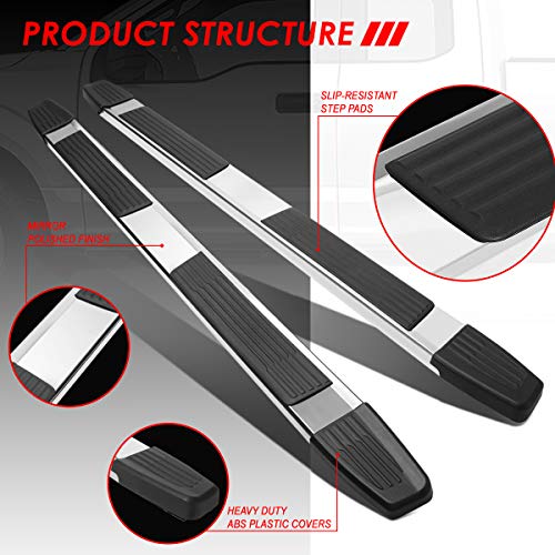 Estribos laterales acero inoxidable para Ford F-150 2015-2024 miniatura 2