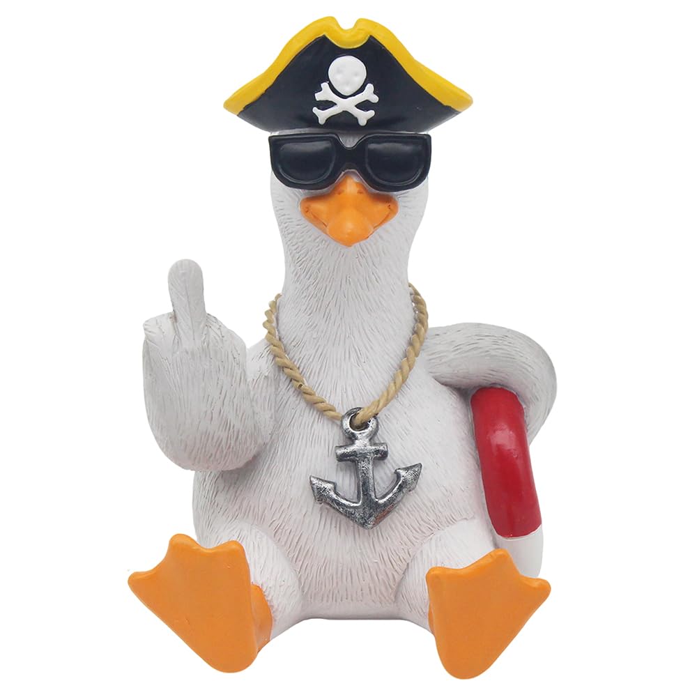 The Leonardo Collection Women's Seagull Finger Steven Polyresin Figurines & Weatherproof Statue For Home & Office | Home Decor Accessories Statues For Indoor & Outdoor | Lovely Gifts For & Men