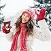 CIOEY Christmas Disposable Paper Cups, Snowman Red and Black Buffalo Plaid Cups for Merry Christmas, Xmas Party Decorations Cups for Hot/Cold Drinks, Holiday Supplies Let it Snow 12 Ounce 30 Pack