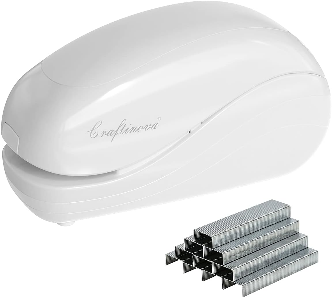 Craftinova Electric Stapler,Including 2000 Staples and 1