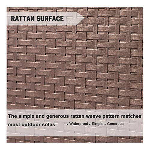120 Gallon Resin Outdoor Storage Box,Large Deck Box, Organization and Storage for Garden Tools, Patio Furniture, Outdoor Toys and Pool Accessories, Brown