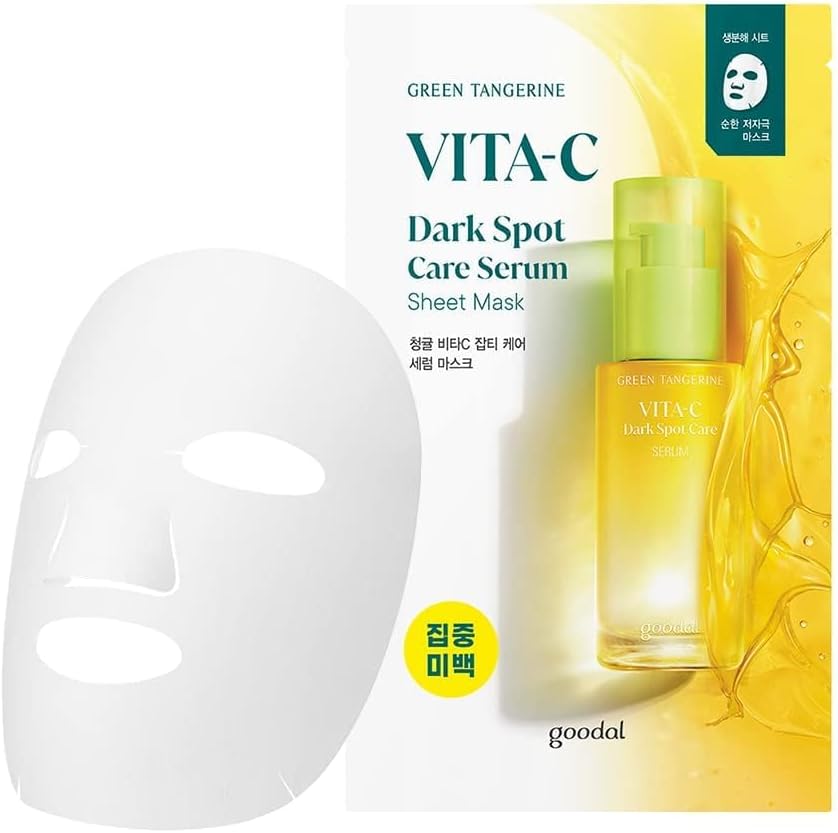 Green Tangerine Vitamin C Mask, pack of 5 (2024 Advanced Version)