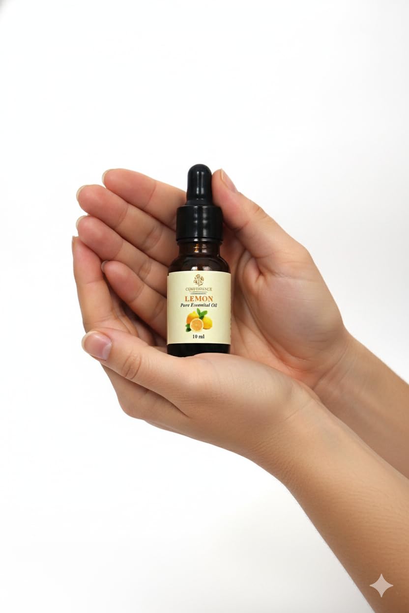 Lemon Essential Oil COREESSENCE 10ml, Aromatherapy Wellness Oil for Relaxation, Soothing (10ml, Lemon) 4