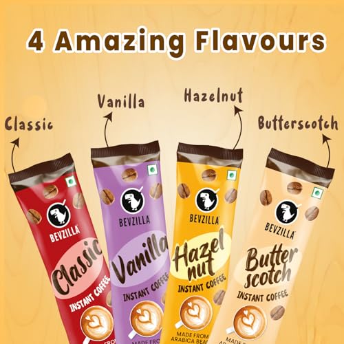 Image of Bevzilla 24 Assorted Coffee Sachets & Tumbler Pack | Eco-Friendly Coffee Tumbler | Best for Espresso, Latte & Cappucino