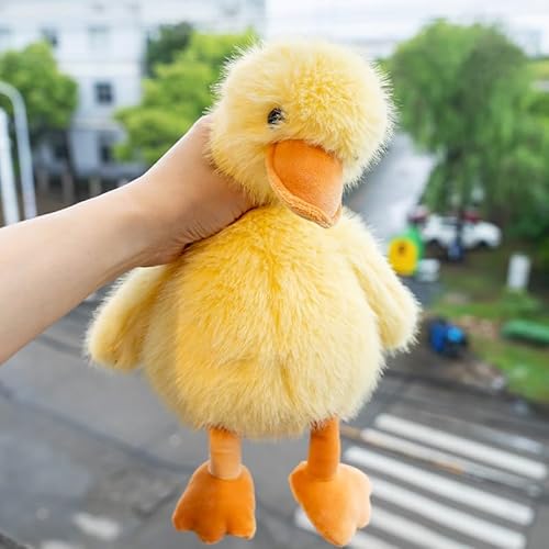 Plush Duck Stuffed Animal - Ultra Soft & Huggable Duck Toy, 13.8 Inch Cuddly Buddy for Boys & Girls, for Birthday/Valentine's Day/Christmas (Yellow)