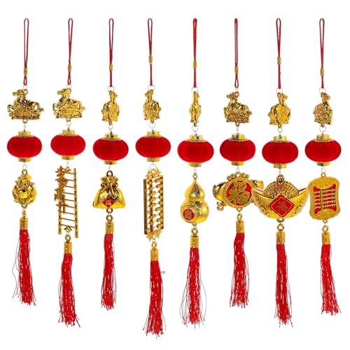 Adornos del Año del Caballo 2026 para decoración tradicional china y amuletos de buena suerte 2