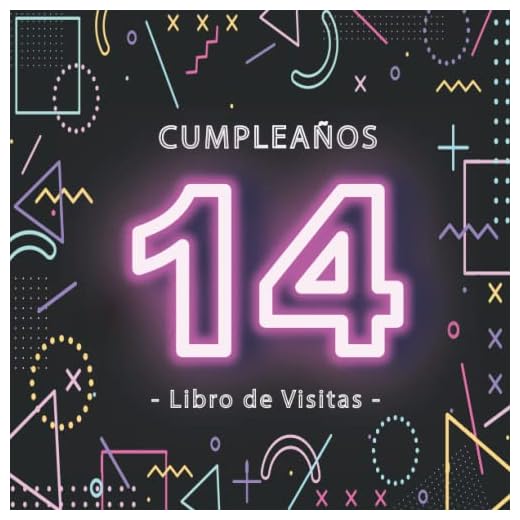 Libro de Visitas 14 Cumpleaños: Fiesta cumpleaños 14 años | para hombres y mujeres | felicitaciones y fotos de los invitados | Gamer