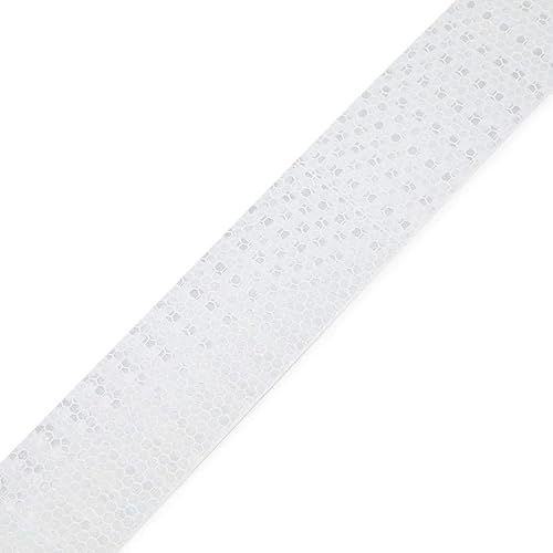 Miniatura 8 de Stockroom Plus Cinta reflectante blanca de 2 pulgadas x 30 pies, rollo reflectante de seguridad para remolques, bicicletas, coches, camiones,