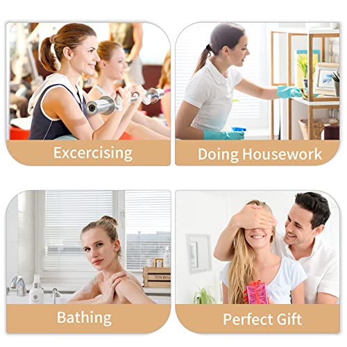 Bessrung 50 Pcs Hair Ties, Seamless Hair Ties, Large Elastic Hair Bands For Thick Thin Hair, Ponytail Holders For Women, No Damage Stretchy Hair Ties, Strong Hold Hair Scrunchiess For Girls, Soft Hair Rubber Bands For Birthday Gift, Hair Accessories For All Hairstyles, Brown #TOP5