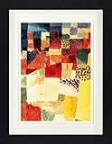 1art1 Paul Klee Poster Motiv Aus Hammamet, 1914 Gerahmtes 