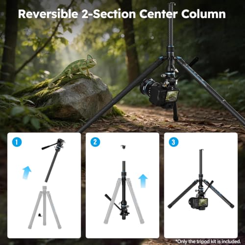 Image of SIRUI 61 inch /155cm Carbon Fiber Camera Tripod with Fluid Head