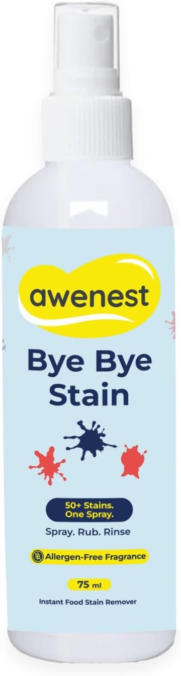 awenest Fabric Stain Remover Spray | Bye Bye Food Stain | 50+ Stains - 75ml