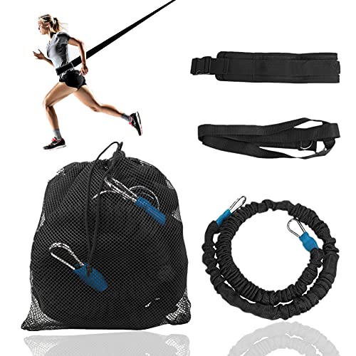 Speed and Strength Leg Arm Bands, Training Bands Overspeed Trainer Belt, Including Nylon Waist Chest Band