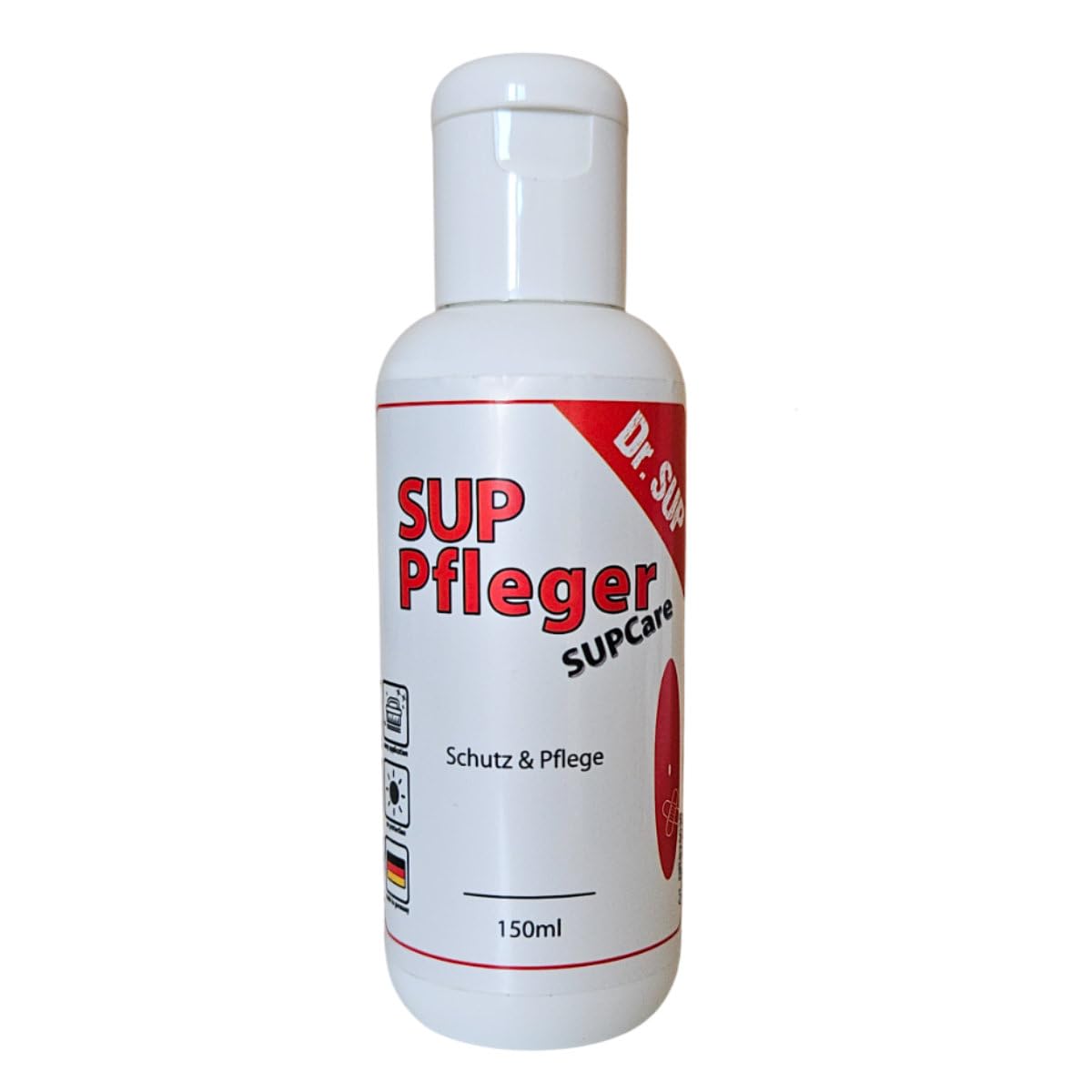 Dr. SUP - SUP Pfleger – Pflegemittel für Stand-Up-Paddle Boards | Schützt vor UV-Strahlung & Materialalterung | Für iSUPs & Hardboards