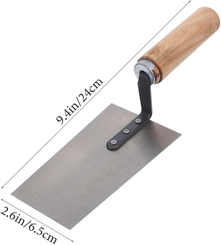 Miniatura 2 de Generic Paleta de acabado de 4 piezas de yeso de hormigón de albañilería de enlucido de acero inoxidable para enyesar raspado albañil