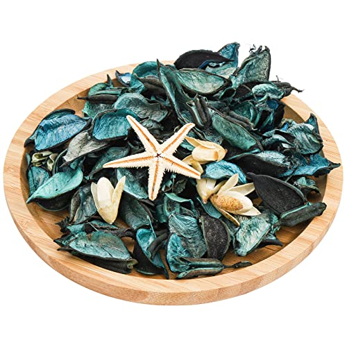 Frcctre 6 Pack Potpourri Bags, Ocean Scented Potpourri Dried Flower Bag, Valentines Gift Blue Potpourri Sachet Of Petals, Home Decoration Fragrance Vase Bowl, 300G(10Oz) #TOP4