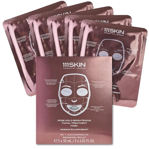 111SKIN Rose Gold Brightening Facial Treatment Mask | Fragrance Free
