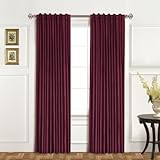 fabric shower curtains burgundy Fabric Content: 100% Dupioni Silk