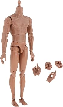 Amazon Deerace 1 6スケール12 インチ超柔軟なシームレス男性裸体小麦肌ポーズ可能な首の狭い肩 フィギュア ドール 通販