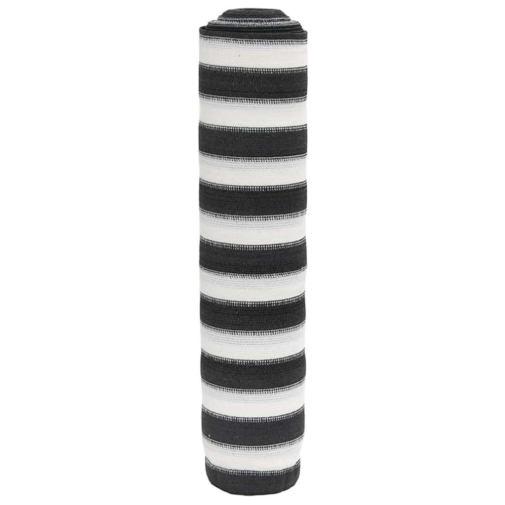 Vidaxl (Anthracite And White, 1.5 X 10 M (150 G)) Privacy Net Hdpe 195 G/M² Balcony Privacy Screen Protective Screen