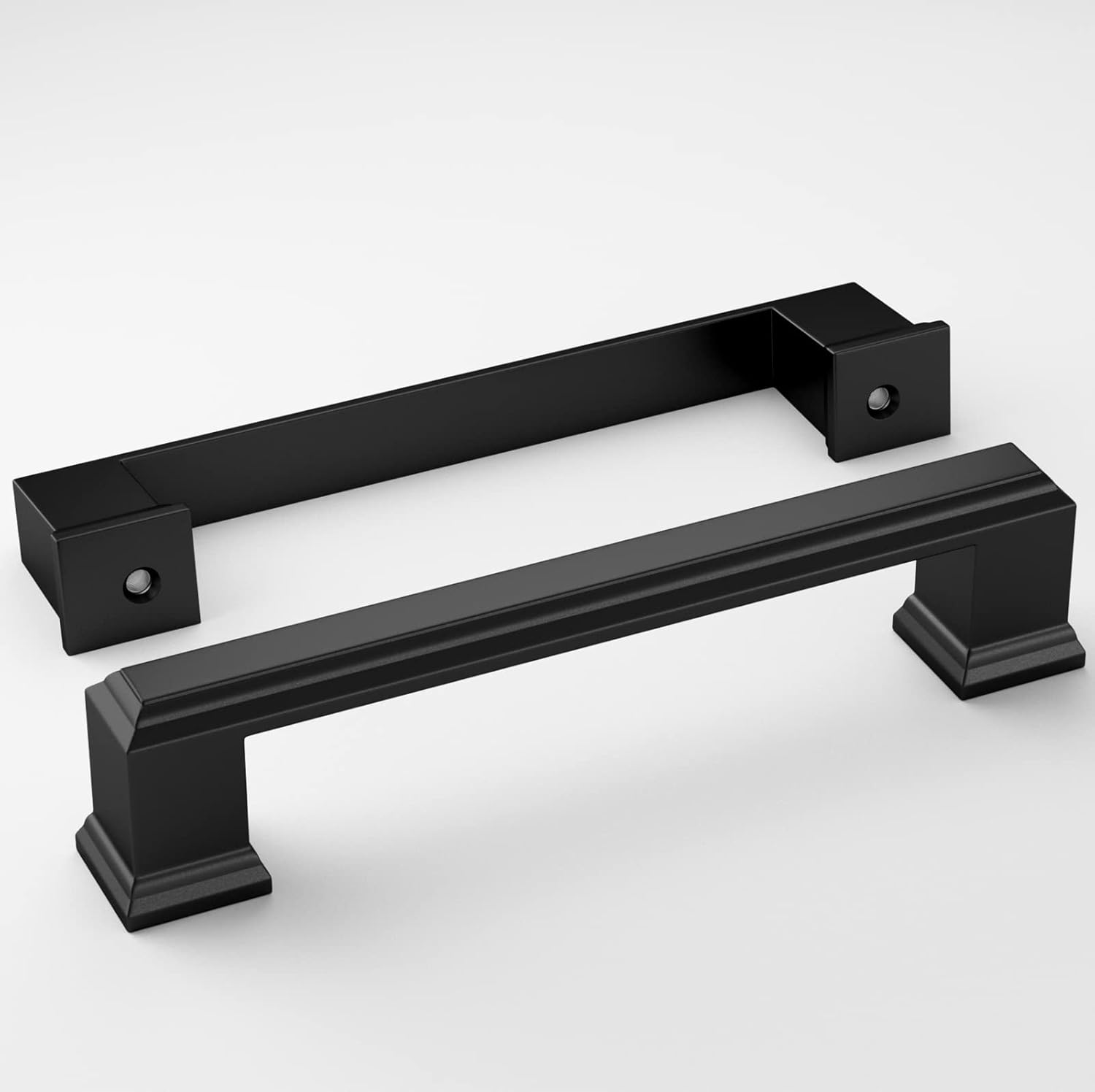 goldenwarm 6 Pack Black Drawer Pulls Matte Black Pulls Kitchen