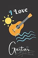 Vista 1 de I love Guitar Charming Blank Lined Journal Notebook for Guitar Lovers. it's a Beautiful gift idea for Son, Husband, Father, Brother or Boyfriend