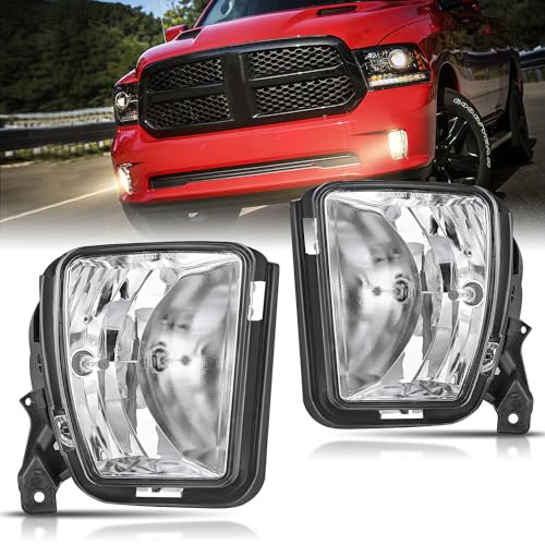 Nilight Fog Lights Assembly Compatible with 2013 2014 2015 2016 2017 2018 Dodge...
