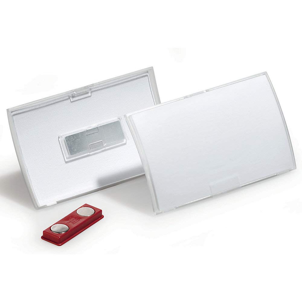 Durable CLICK FOLD mit Magnet - VE 20 Stk HxB 40 x 75 mm - Akkreditierung Namensschild
