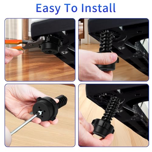 Image of DC61-03191B Leveling Leg Rubber Pad and DC61-01722B Leveling Leg Replacement for Washer Adjustable Leg (4 Pack)