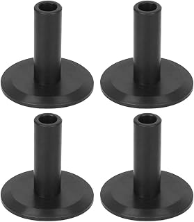 Kadimendium Flagpole Rod Support, Compact Size 4Pcs Outdoor Pole Base Mount Canoeing Accessory for Kayak for Boats