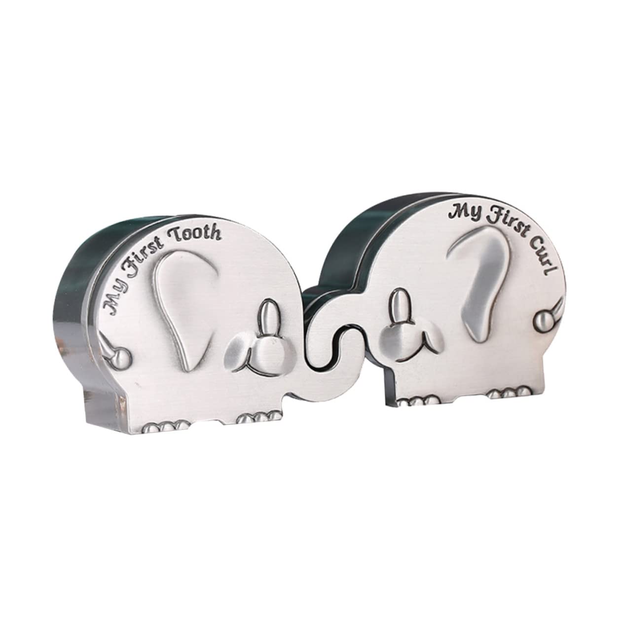 TOYANDONA 1par Caja De Recuerdos De Para Primeros Dientes y Cabello De Almacenamiento De Recuerdos Para Bautizos y Cumpleaños Niñas