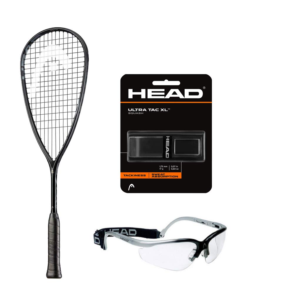 Buy HEAD Squash Racket 360 Speed 120 SB with PRO Elite Squash Goggles
