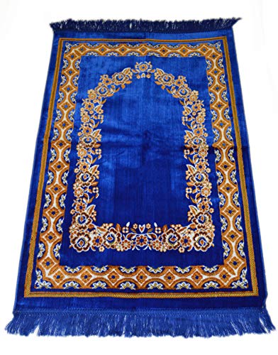 Prayer Rug Made In Turkey With Fine Soft Velvet #TOP1