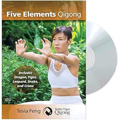 Five Elements Qigong: White Tiger Qigong (YMAA Qigong DVD) Tevia Feng Five Animals Qigong DVD
