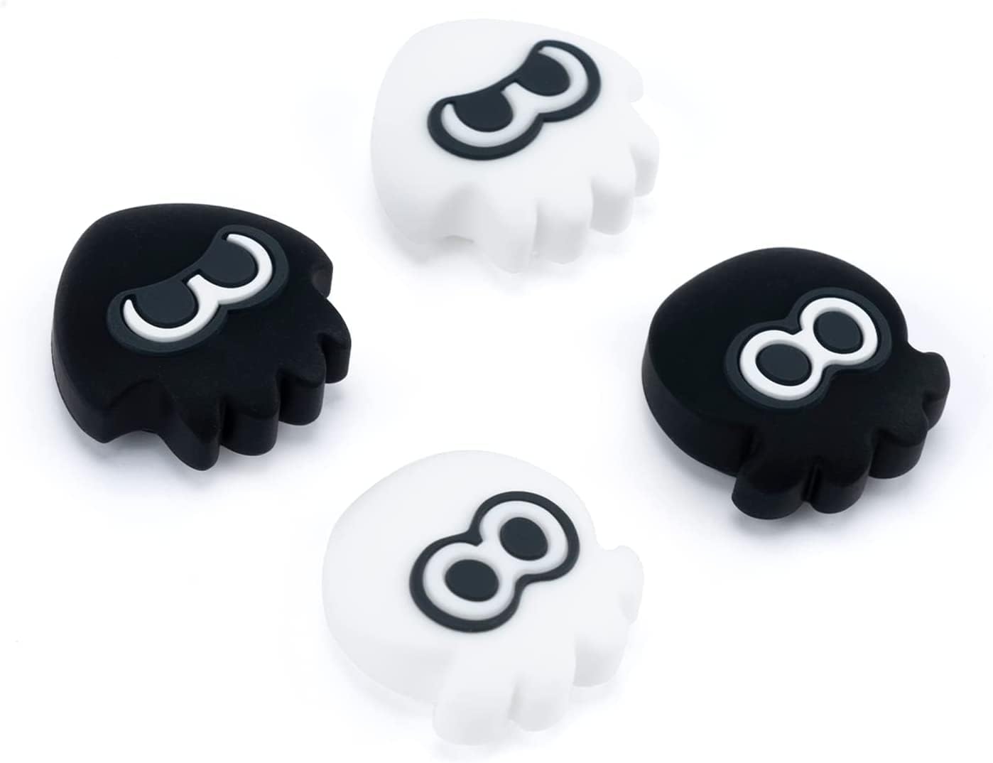 YOCORE Splatoon3 Thumb Grip Caps for Playstation 5 Controller, 4Pcs Thumbsticks Cover Set Compatible with Switch Pro Controller and PS4 PS5 Controller
