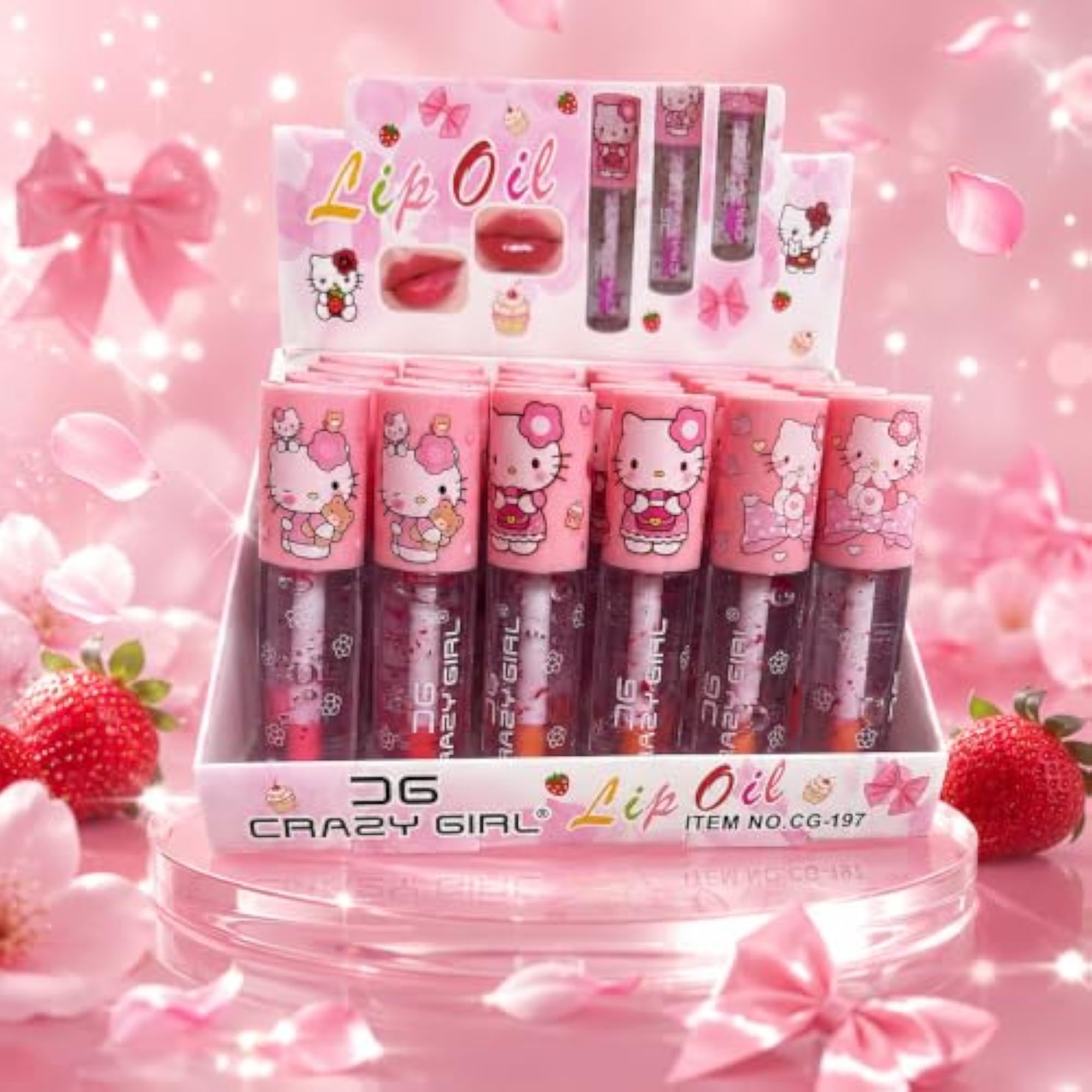 Crazy Lip Moisturizing Gloss for Girls, Hydrating Care