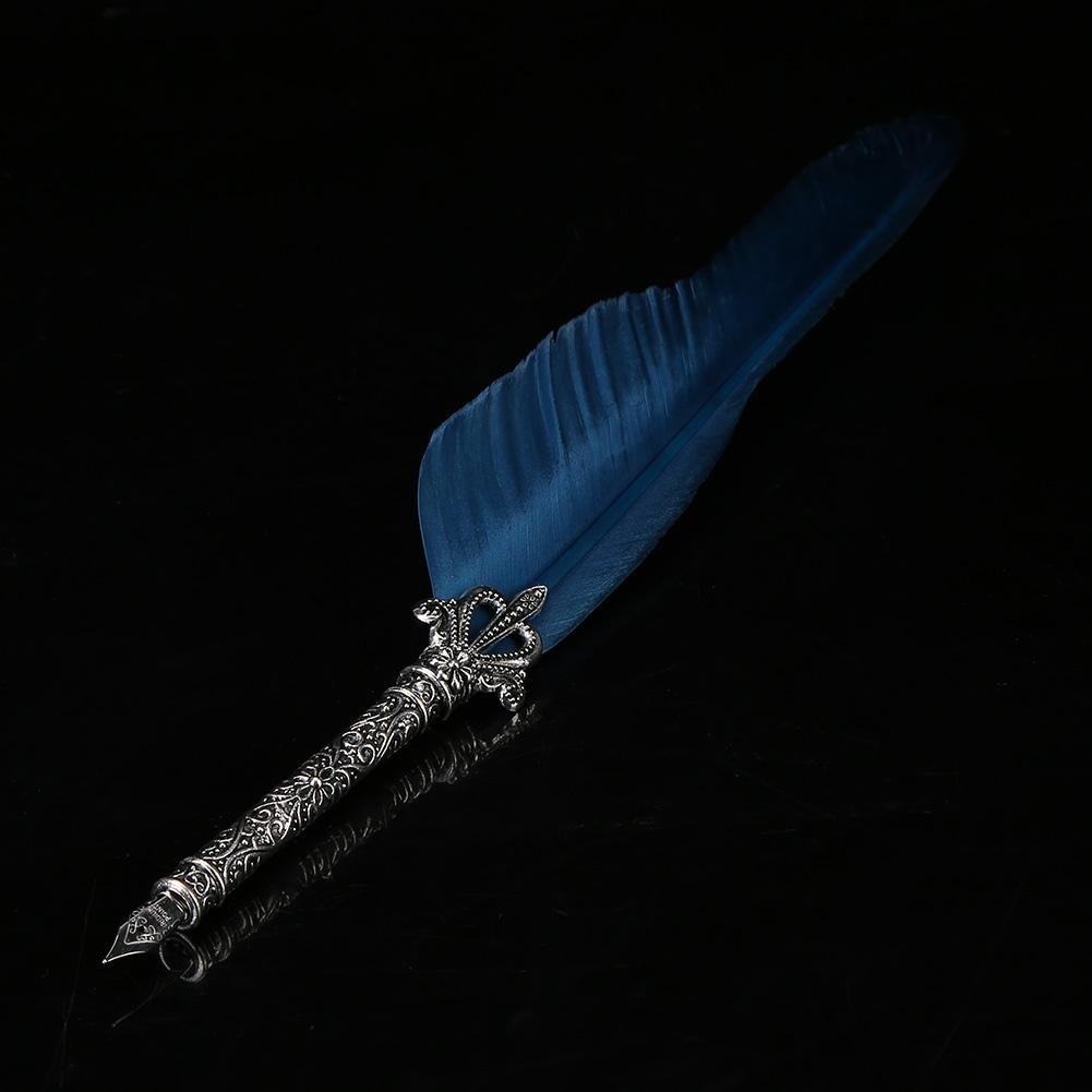 VBESTLIFE Classica Retro Fountain Feather Pen Dip Penna Stilografica