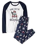 The Children's Place Baby Family Matching, Christmas Pajama Sets, Cotton, Home for Holidays, Large (Adult)