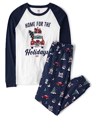 The Children's Place Baby Family Matching, Christmas Pajama Sets, Cotton, Home for Holidays, XX-Large (Adult)