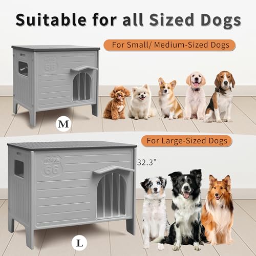 Casa para perros con calefacción interiores exteriores casa de perro aislada 8