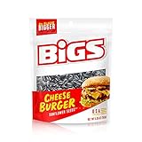 BIGS Sunflower Seeds, Cheeseburger Flavor, Baseball Stocking Stuffer, 5.35 oz. (Pack of 12)