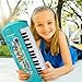 aPerfectLife Kids Keyboard Piano, 32 Keys Multifunction Electric Keyboard Piano for Kids, Kids Piano Musical Instruments Gift Toy for 3 4 5 6 7 8 Year Old Boys and Girls (Blue)