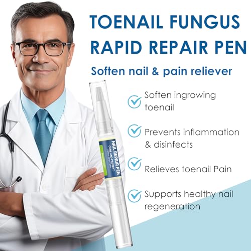 3 Stück Nail Repair pen, Nagelpflegestift, Nail Care Pen Für Nagelpflege für Fußnägel, Befeuchtung der Nägel, Schutz & Stärkung Brüchiger Nägel, Nagelwachstum Fördern
