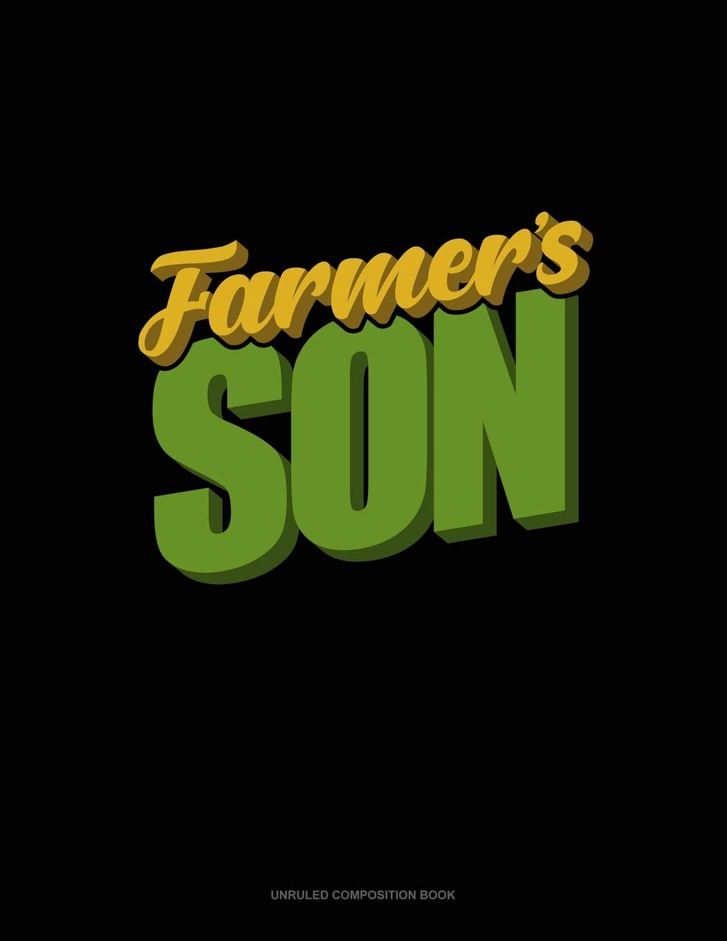 Farmer's Son: Unruled Composition Book