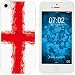 Produktbild PhoneNatic Case kompatibel mit Apple iPhone 5 / 5s / SE Silikon-Hülle WM England M4