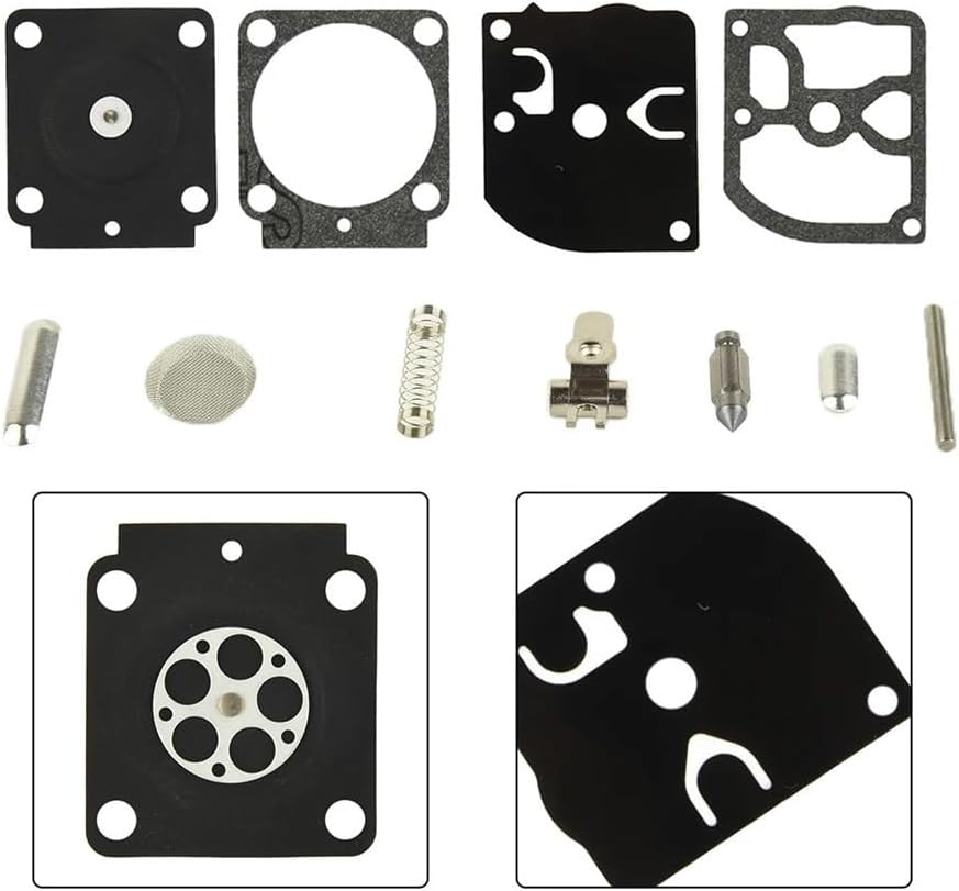 Carburettor Diaphragm Kit Fit For MS171 MS181 M11 Diaphragm 9 Piece Carburetor Diaphragm Kit Power Tool Parts